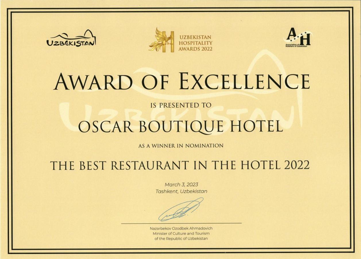 Oscar Boutique Hotel Tasken Kültér fotó